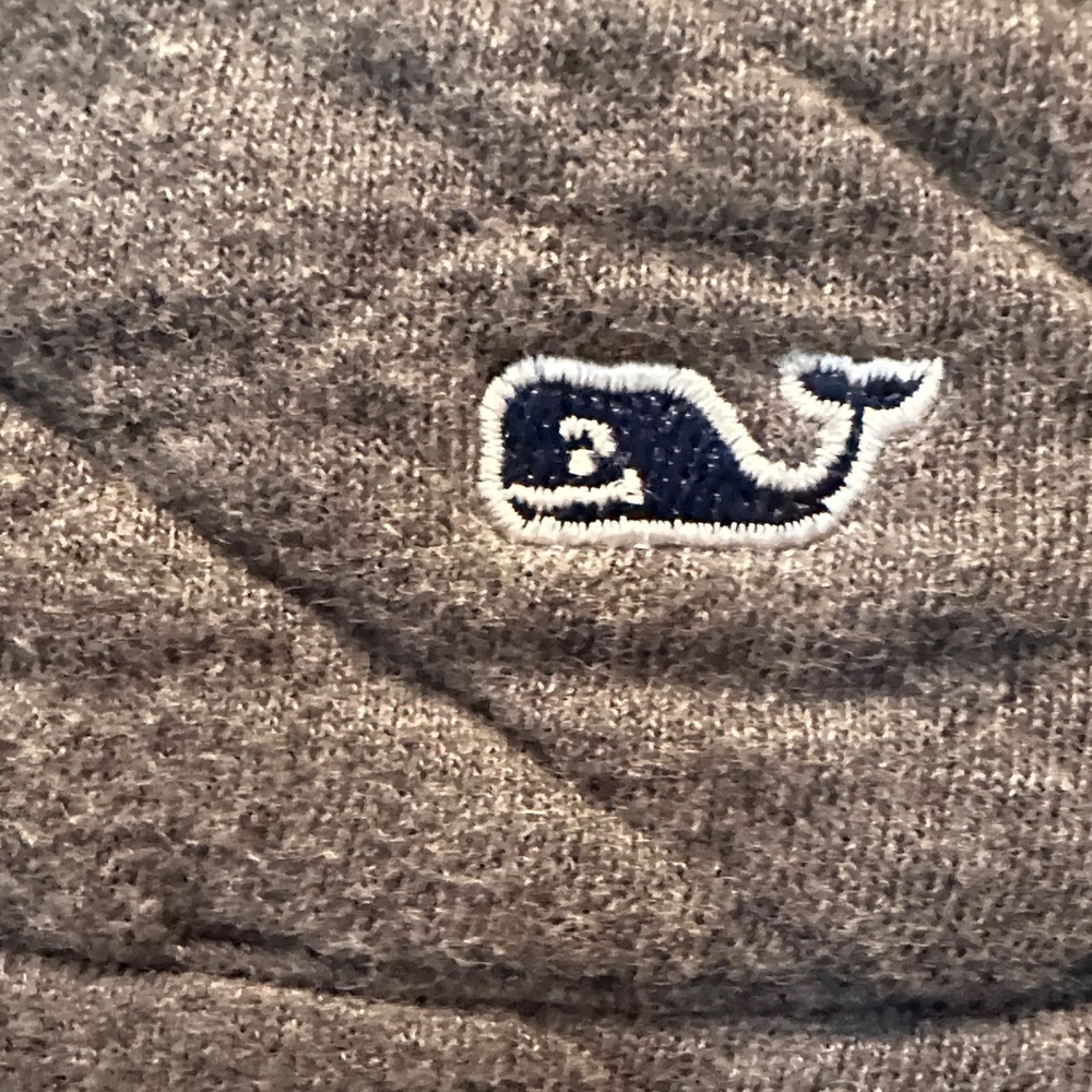 Vineyard Vines Charcoal Quilted Pullover - Picture 5 of 7